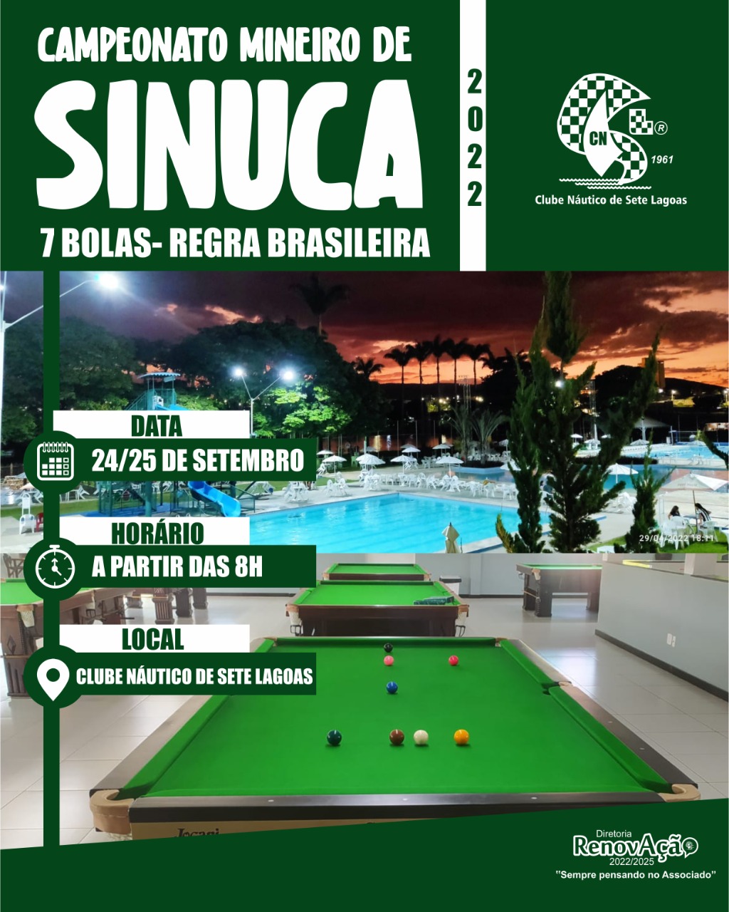 Finais do torneio de sinuca de Aparecida de Goiânia! 