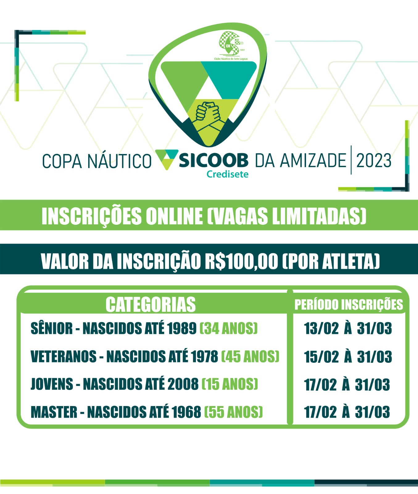 Clube Náutico de Sete Lagoas - TORNEIO INTERNO DE TÊNIS - 2023